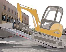 Metalmec Auffahrrampen Bagger Verladerampen Alurampen 3,5 m / 3,325 t Auffahrschienen Auffahrrampen Rampen M140/35 mit Rand Metalmec Auffahrrampen Bagger Verladerampen Alurampen 3,5 m / 3,325 t Auffahrschienen Auffahrrampen Rampen M140/35 mit Rand