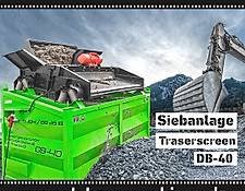 DB Engineering Flachdecksiebanlage Traserscreen DB-40 | Mobile Siebanlage | Siebbox