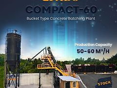 Fabo SKIP SYSTEM CONCRETE BATCHING PLANT | 60m3/h Capacity | AVAILABLE IN STOCK