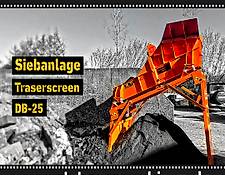 DB Engineering Traserscreen DB-25 Mini Siebanlage | Flachdecksieb | Siebbox | Galabau | 580kg