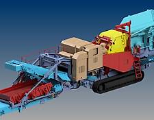 Fabo Fabo FTI-110s Tracked Impact Crusher with Vibrating Screen