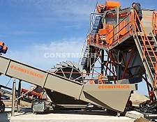Constmach Stationary Gravel Screening and Washing Plant 100 to 250 tph